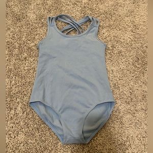 Blue leotard